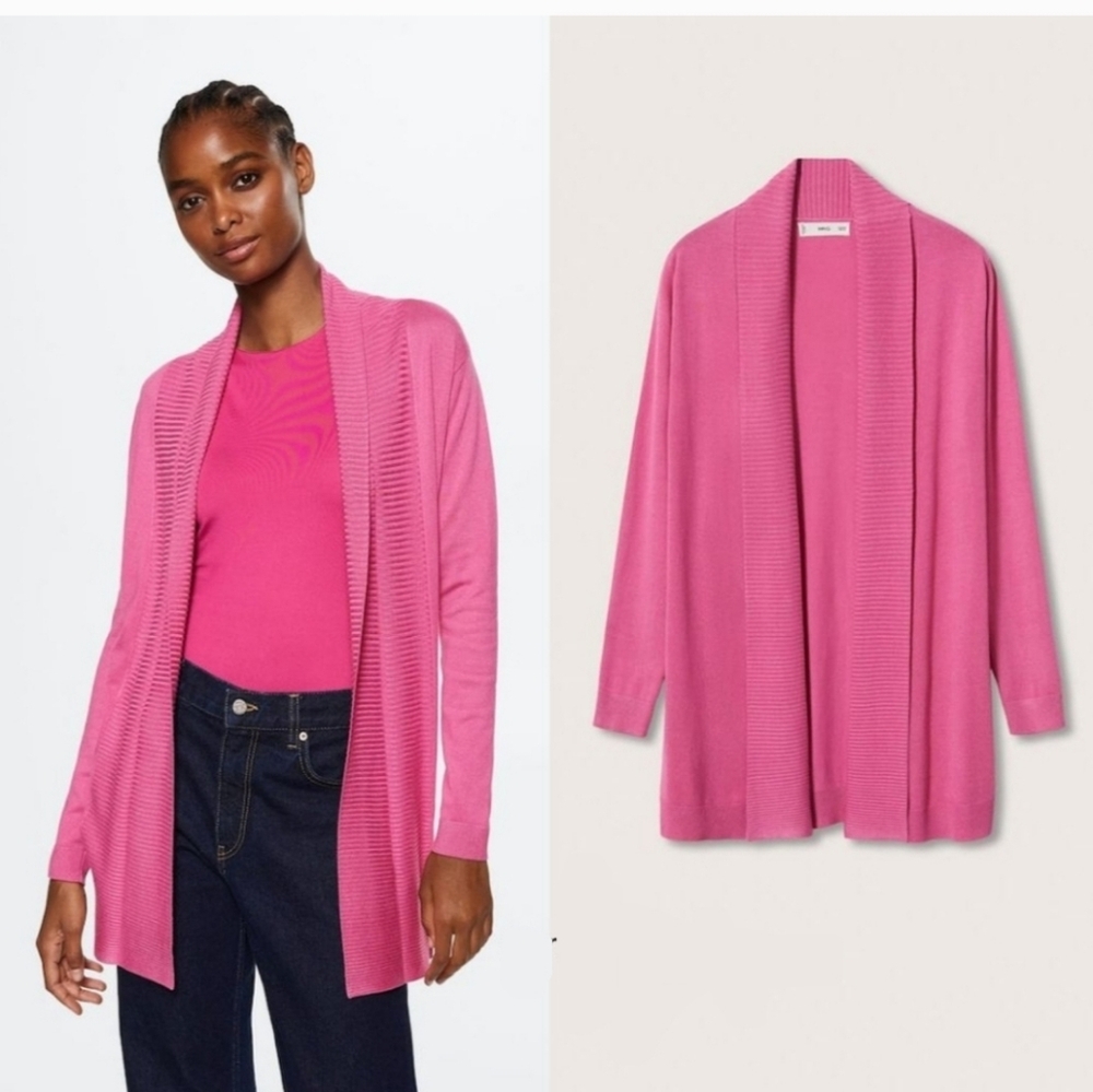 MANGO Viscose cardigan